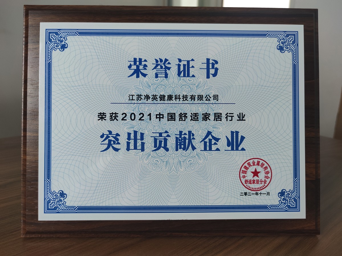 2021年中国舒适家居大会 Tendge恬净净水荣获年度突出贡献奖及畅销品牌